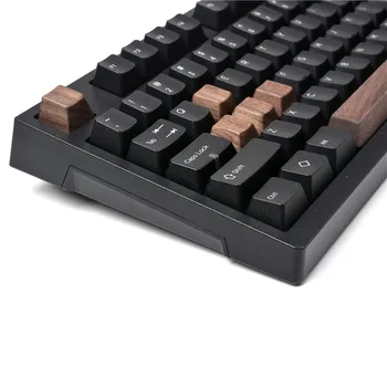 Mehanska tipkovnica masivnega lesa osebe ključne skp črni oreh OEM lesene keycap Za Češnja MX Stikalo