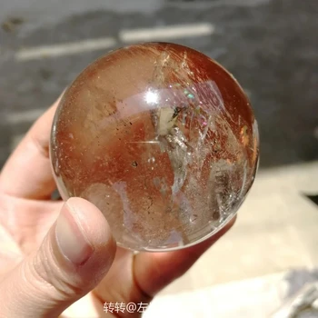 Približno 5,5 cm lepo Naravno dimljen quartz Crystal gemstone področju reiki zdravljenje čakre quartz crystal ball okras Božično darilo