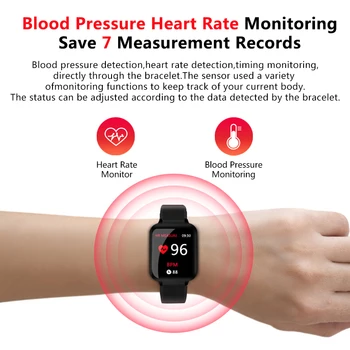 B57 Pametne ure Nepremočljiva Šport za telefon Smartwatch Srčnega utripa, Krvnega Tlaka Funkcije Za Ženske, moške otrok