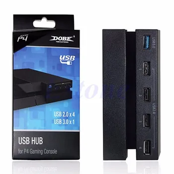 5 Vrat USB 3.0 2.0 Hub Razširitev Visoke Hitrosti Adapter za Sony Playstation 4 PS4