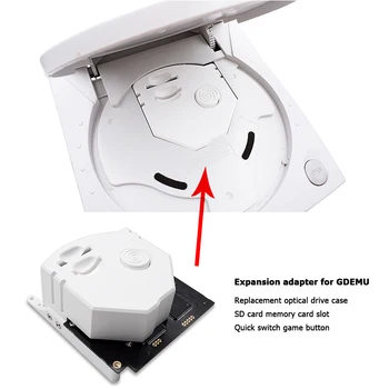 GDEMU Oddaljene Kartice SD 3D Tiskanih Mount Kit podaljšek adapter za SEGA Dreamcast GDEMU