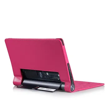 Za Lenovo YOGA Tablet3 850F Primeru 8.0 palčni Trdno Stati Flip Folio kritje za Lenovo Yoga Zavihek 3 YT3-850F 850M 850L PU Usnje Ohišje