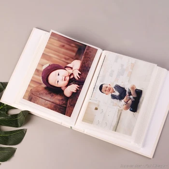 4D Velika 6 Palčni Foto Album: 100 Listov Album Papir Baby Družino Scrapbooking Poročni Albumi Foto DIY Obrti D30 20