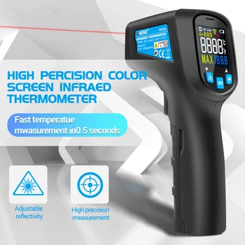 Digitalni Infrardeči Termometer termometro infrarojo IR-LCD Temperature Merilnik brezkontaktno Laserski Termometri Pyrometer Higrometer