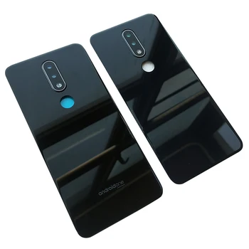 Za Nokia X6 6.1 Plus Nova Originalna Stekla Zadaj Stanovanj Nazaj Primeru Pokrovček Baterije Telefon Nazaj Auto Del Z Objektiva+Logotip