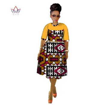 Poletje Afriške Obleke za Ženske Dashiki Seksi Žensk Afriška Oblačila, Casual Plus Velikost Afriške Tradicionalne Obleke WY486
