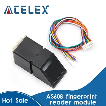 AS608 Prstnih Odtisov Senzor Modul Optični bralnik Prstnih Prstnih Modul Za Arduino Ključavnice Serijski Komunikacijski Vmesnik