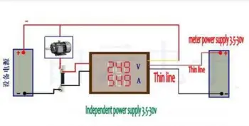 DC 0-200V 200A Digitalni LED Voltmeter Ammete Napetosti tok Plošči Merilnik +Vzporedni