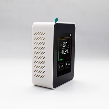 K03 CO2 Detektor Gospodinjski Kakovosti Zraka Detektor Večnamensko C02 Temperatura Vlažnost Tester LCD Zaslon z Osvetlitvijo