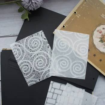 40 listov/veliko DIY belo mehko cvet mrežo vzorec, zavijanje ustvarjalne papir obrti ročno scrapbooking dekoracijo