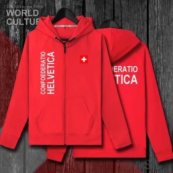 Švicarsko Konfederacijo Švica CHE CH Confoederatio Helvetica fleeces hoodies zimska oblačila moški suknjiči in jope trenirko