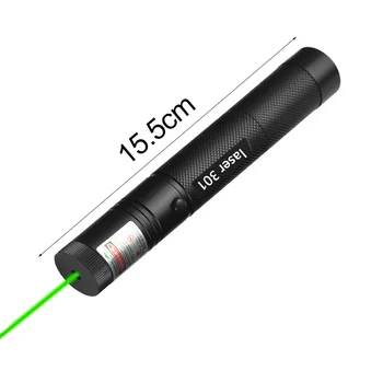Lasersko Črno Pero Močno Viden Laserski Žarek Točke Močno Laser Točke Pero, Rdeče Zeleni Laser Neprekinjeno Črto 10000 Metrov