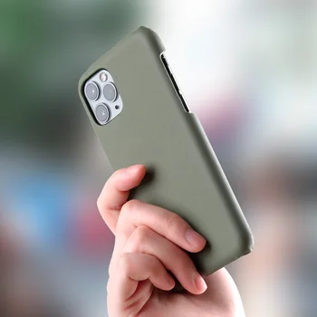 Pravega Usnja Primeru za iPhone 11/11 Pro Max 7 8 MP 2020 Primerih Luksuznih Modnih Pravi Cowhide Telefon Primerih Zadnji Pokrovček
