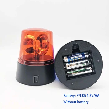 Lučka Flash Prometa Signal Opozorilo Lučka LED 2 Barva Stroboskopske Svetilke 1,5 V AA baterijske