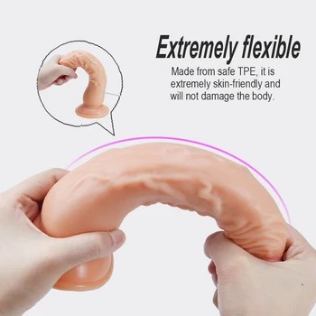 Multi-velikost realne velik kurac dildo penis žensk masturbira analni seks igrače