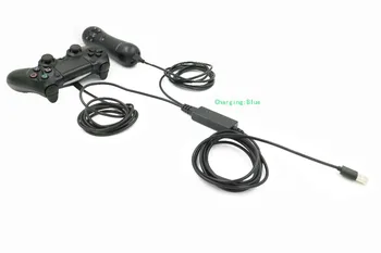 Za PS VR Adapter z 2: 1 USB Polnjenje za DualShock PS4 Brezžični Krmilnik in Premakniti Gibanja Krmilniki