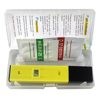 Žep Pero PH Meter Vode Digitalni Tester PH Tester 0.0-14.0 pH za Akvarij Bazen z Vodo Lab