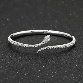 Visoka kakovost SWA Avstrijski kristalov zapestnica skrivnostno serpentine zapestnica dame novo nakit Valentinovo darilo