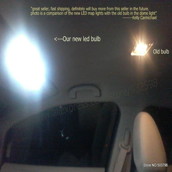 Notranjost led Avto luči Za Opel astra g coupe t98 žarnice registrske Tablice za avtomobile Svetlobe 8pc