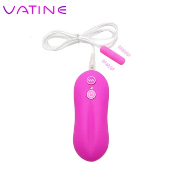 VATINE Mini Bullet Vibrator Vibracijsko Jajce Sex Igrače za Ženske Daljinski upravljalnik Sečnice Čep, Vibrator Vodotesen G-Spot Massager