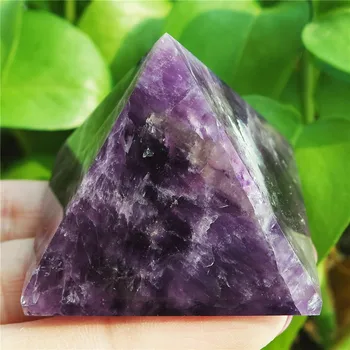 Naravni sanje ametist quartz crystal piramida točke zdravljenja kot darilo