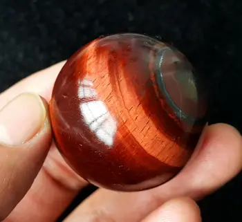 40-50 g Poliranega Naravnega Red Tiger Oči sfere quartz crystal ball