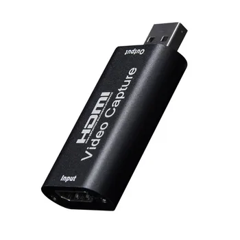 HDMI, USB 2.0 Video Capture Card 1080P HD Snemalnik Igre/Video Live Streaming Kamere v Živo Pretakanje Mini Video Capture Card