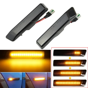 2pcs Dynamic LED Strani Marker Luči, ki Teče Vključite Opozorilne Luči 12V Plošča Lučka Blinker za BMW X5 E53 00-06 M3 3 SERIJE E36 97-98