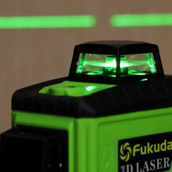 Fukuda 12Lines 3D MW-93T-3GX Laser Ravni Self-Izravnavanje 360 Vodoravno In Navpično Prečkati zelen Laserski Žarek na prodajo