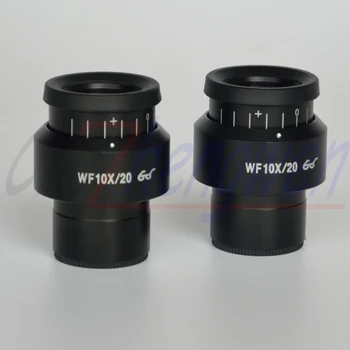 FYSCOPE 10-kratni Zoom Stereo Mikroskop z Visoko točko Okular Široko Fidle Okular z Nastavljivo 20 mm, vidno Polje