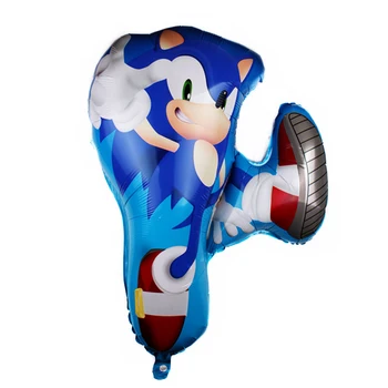 New Vroče Sega Sonic Hedgehog Balon Super Junak Dvojni Stranski Folijo Ballon Rojstni dan Dekoracijo Baloni za Otroke Tuš