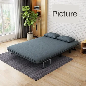 Večnamensko zložljivo posteljo kavčem, malo stanovanje v dnevni sobi, leno tkanine, snemljiv in pralen dvojni single z dvojnim namenom f
