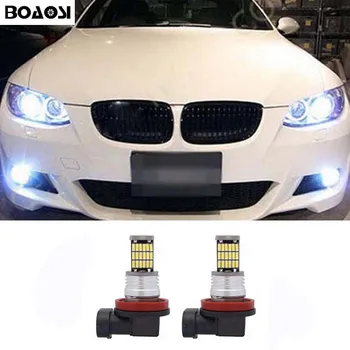 2x H11 H8 LED Samsung 4014SMD Projektor Luči za Meglo DRL 10W Za BMW 3/5-Serije 328i 335i E39 525 530 535 E46 E61 E90 E92 E93