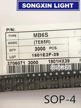Brezplačna dostava 3000 kos/veliko MB6S SOP4 IC RECT MOST 0.5 A 600V MBP-1 LED Usmernik