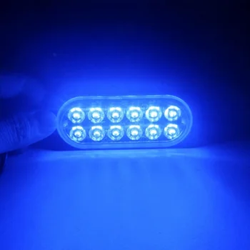 12-24V 12 LED 36W karoserije Strani Strobe opozorilna Lučka Utripa UltraThin Stroboskopske Luči Avto Styling