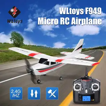 Wltoys F949 RC Airplans 3CH 2,4 Ghz Mikro RC Model Letalo, RTF Levo Roko Throllte Način 2 RC Letal Modela Igrače za Otroke