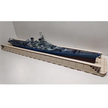 1/700 Obsega DIY Velike Sodobne Plavajoči Dok v Ladjedelnici Model Pribor CY717 Lesa Ladje Model Kompleti