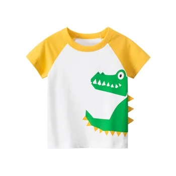 2020 otroška T-majice za Dekleta, Vrhovi Otroci Tshirt Fantje Dinozaver Majice Oblačila Fantje T Shirt Rojstni dan Otroka, T-majica za Fante