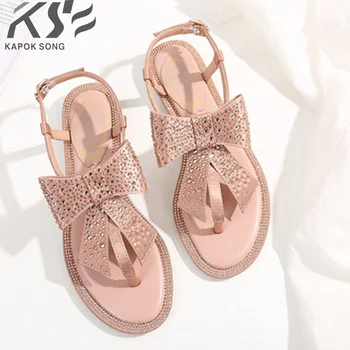 Novo 2018 ženske sandale svile diamond čevlji poletje fashional res razkošje oblikovalec udobne čevlje, ženska
