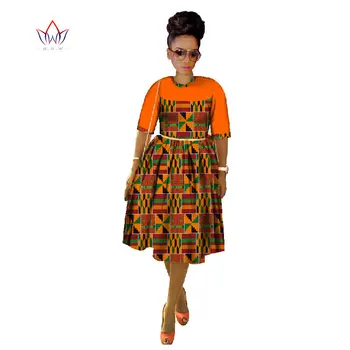 Poletje Afriške Obleke za Ženske Dashiki Seksi Žensk Afriška Oblačila, Casual Plus Velikost Afriške Tradicionalne Obleke WY486