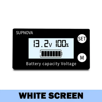 Zmogljivost baterije Indikator svinčevih Litij-Avtomobil, motorno kolo, Voltmeter Napetost Z Zaslona LCD Električne energije Detektor