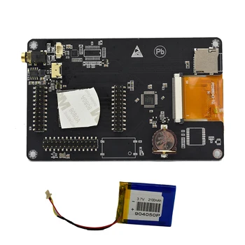 2.8 palčni na Dotik LCD PortaPack H2 konzole za 0,5 ppm TXCO 2100MAh Baterija Za HackRF SDR sprejemnik Ham radio C5-015