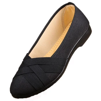 Cresfimix ženske modni udobno krpo ravno čevlji lady srčkan pomlad & poletje zdrsne na loafers lady kul street čevlji a2038