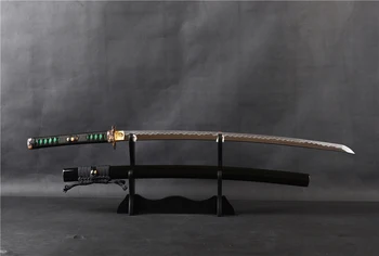 Brandon Meči Ročno Polirani Katana Visoko Ogljikovega Jekla Gline Kaljeno Japonski Samuraji Meč Polno Tang Usposabljanje Nož Katana
