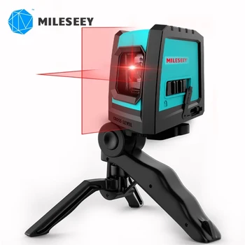 Mileseey 2 Linije Laser Ravni Strokovne Polnjenje Navpično Cross Laser Leveler laser obzorja vertikalno merjenje s Stojalom