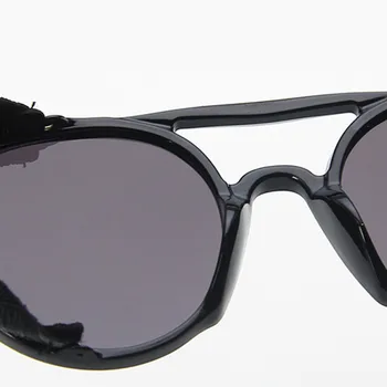 RBROVO Punk sončna Očala Moških 2021 Luksuzne blagovne Znamke sončna Očala za Moške/Ženske Oblikovalec Vintage sončna Očala Moških Punk Lunette Soleil Homme