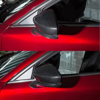 Avto Pogled od Zadaj Rearview Strani Stekla, Ogledala Pokrov Trim Okvir Strani Ogledalo Kape Za Mazda CX30 CX-30 2020 2021 Avto Dodatki